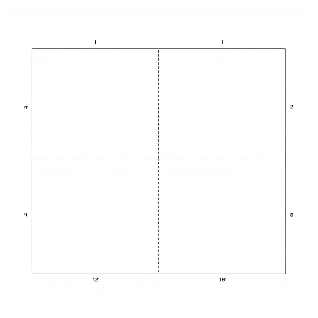 Szablon mini-książeczki A4 (złożona) - Szablony - Dzień Książki