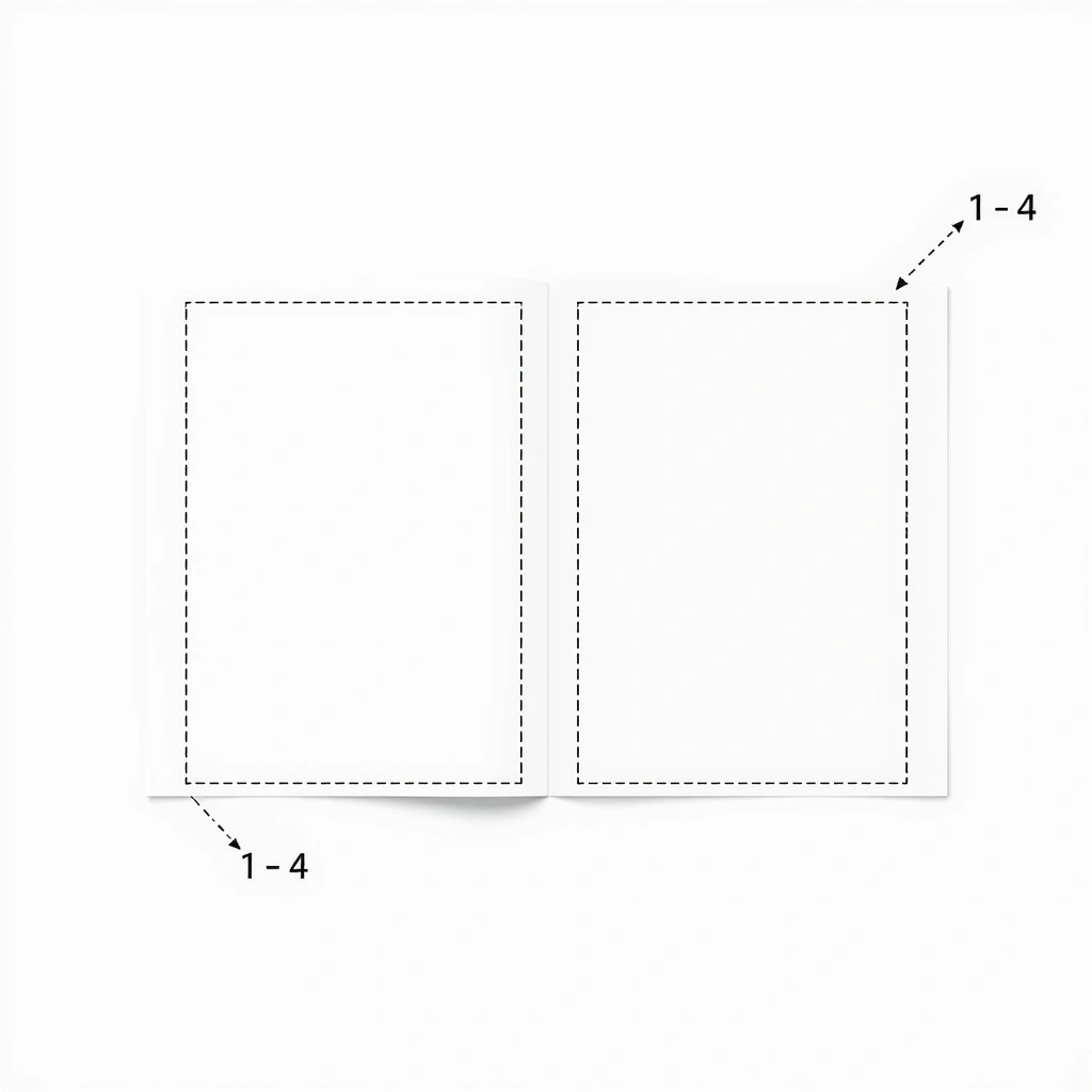 Szablon mini-książeczki A4 (złożona) - Szablony - Dzień Książki