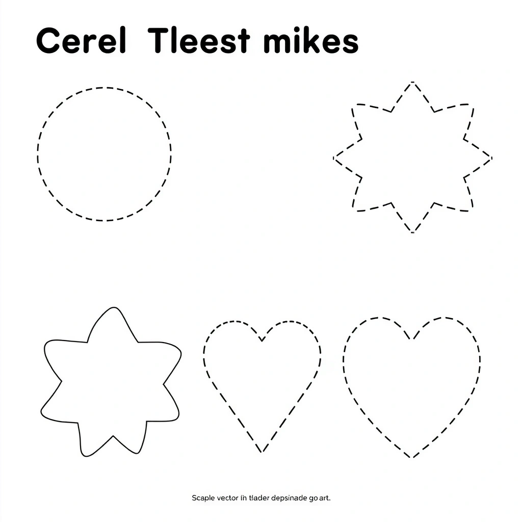 Szablony dużych papierowych płatków - Szablony - Dzień Płatków Śniadaniowych