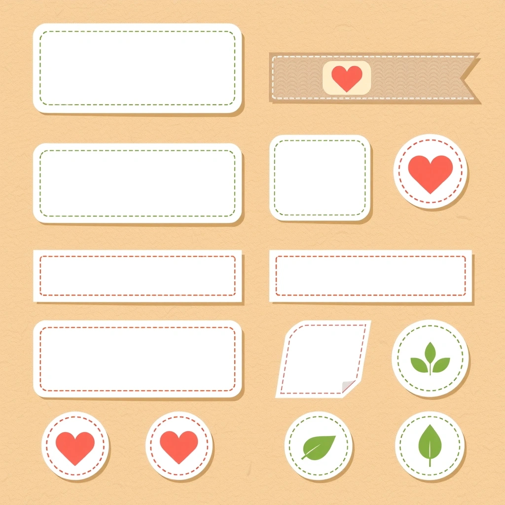 Szablon: Ekologiczna apteczka — etykiety i naklejki - Szablony - Dzień Pierwszej Pomocy