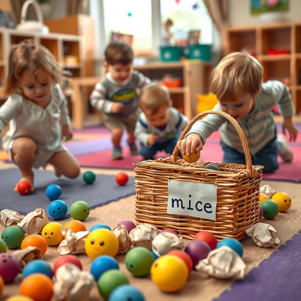 Scena zabawy: Łapanie myszy - Materiały - Dzień Kota