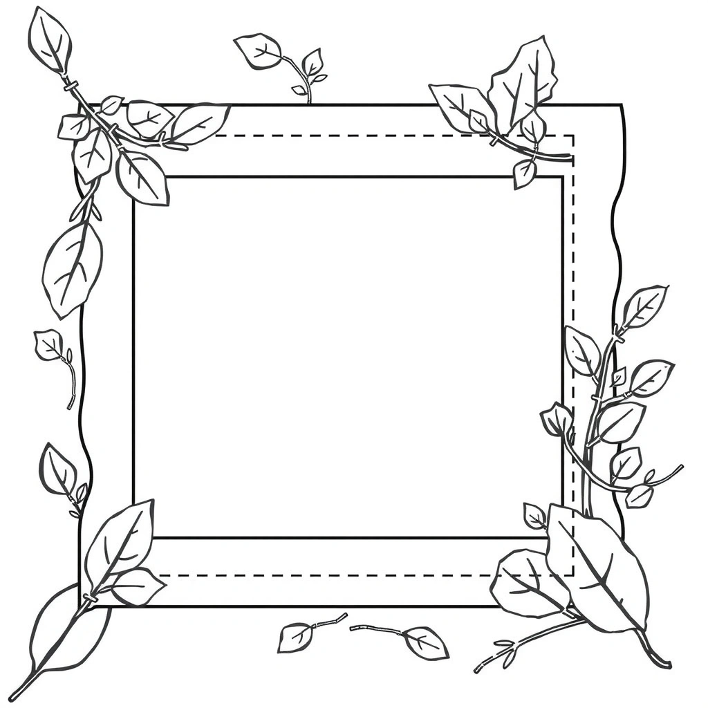 Szablon ramki do wycięcia - Szablony - Dzień Dziecka