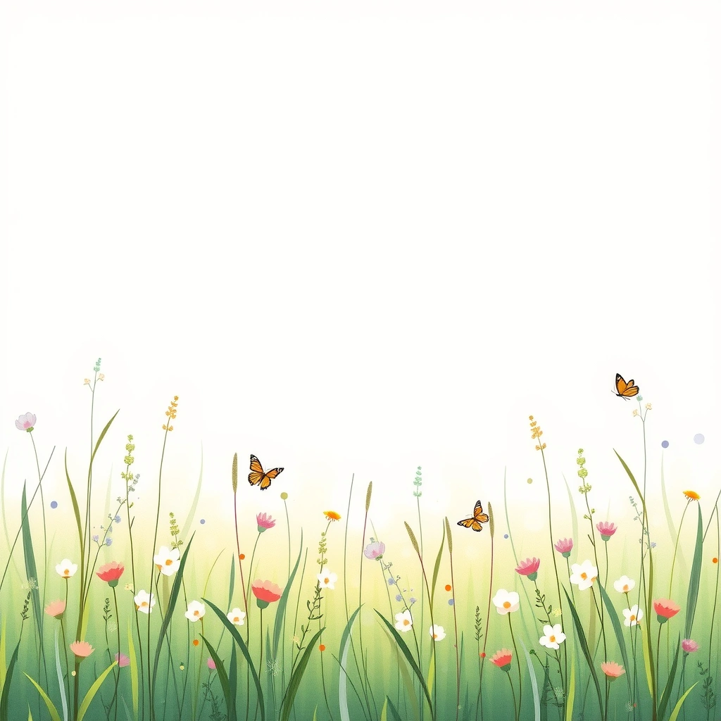 Tło dekoracyjne — łąka przyrody - Materiały - Dzień Dziecka