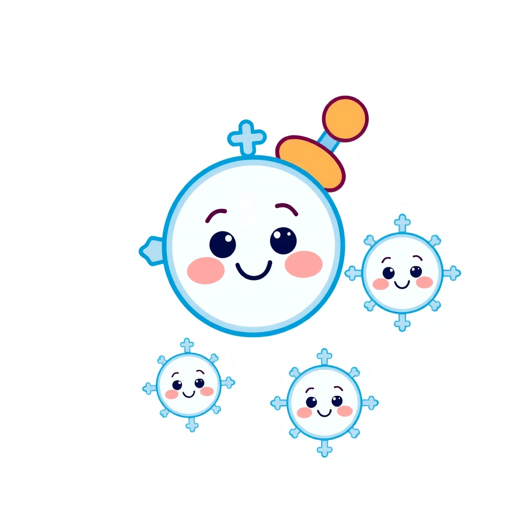 Naklejka nagrody: uśmiechnięty płatek śniegu - Materiały - Pierwszy Dzień Zimy