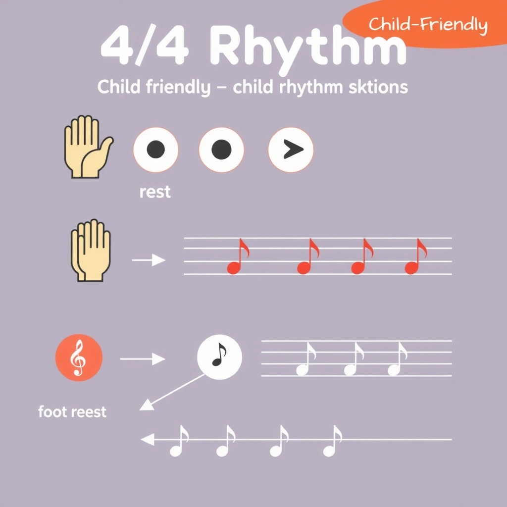Infografika rytmów: klaśnięcia i stąpanie - Szablony - Dzień Lasu
