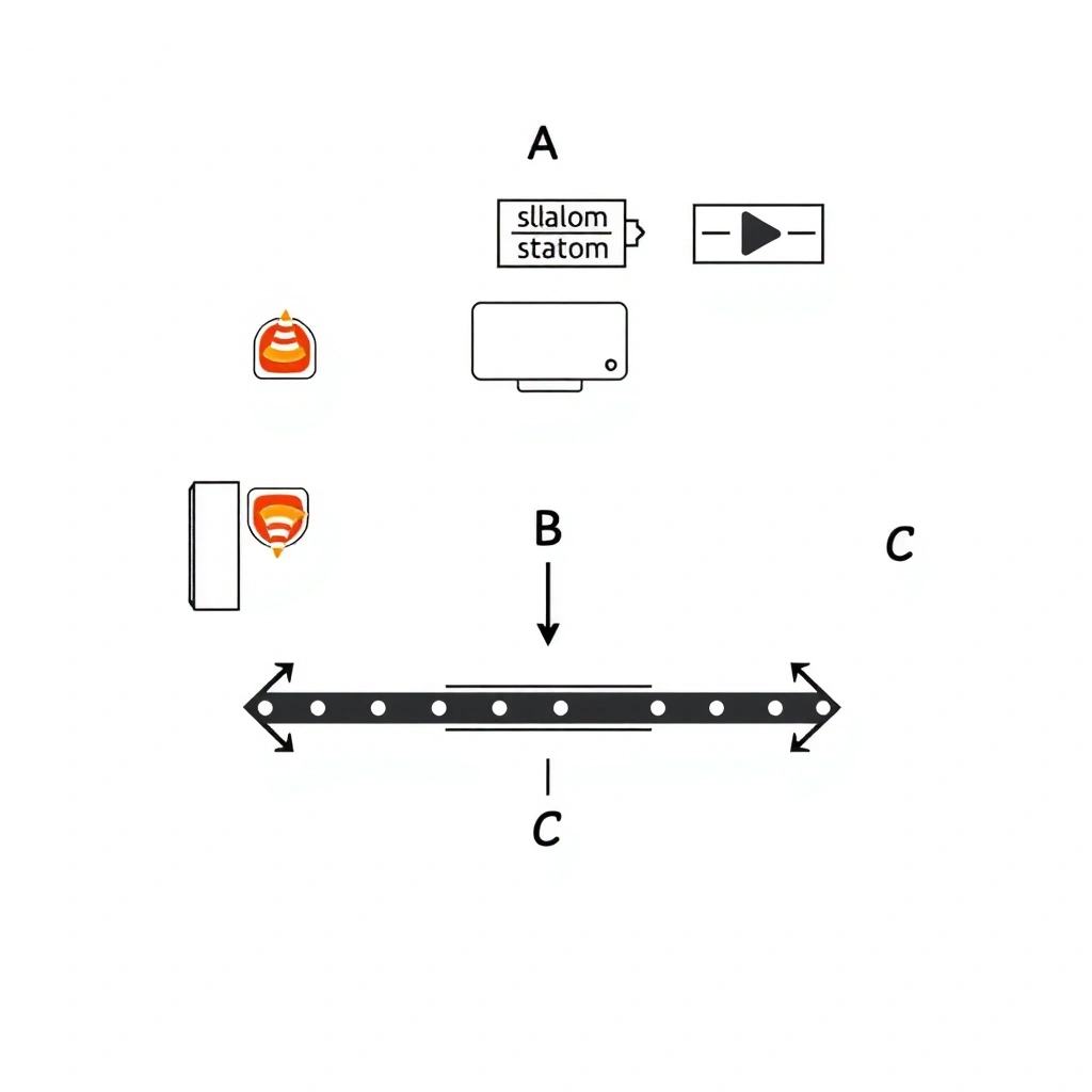 Plan rotacji stacji (widok z góry) - Szablony - Dzień Soku