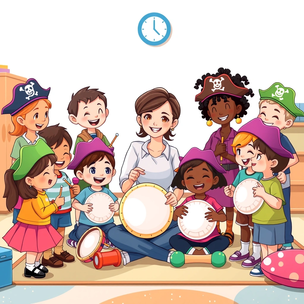 Okładka zajęć — Mali piraci w rytmie - Materiały - Dzień Piratów