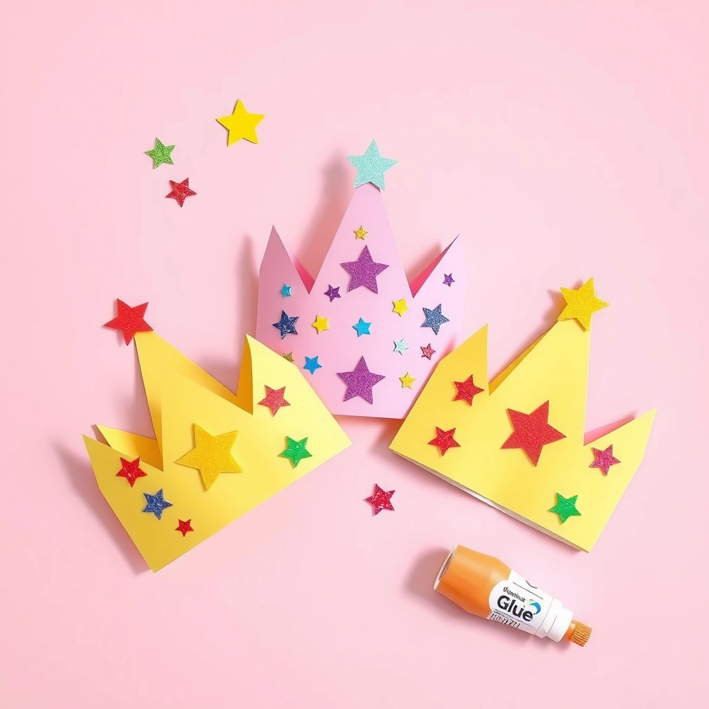 Przykładowa ozdobiona korona (przykłady do inspiracji) - Materiały - Trzech Króli