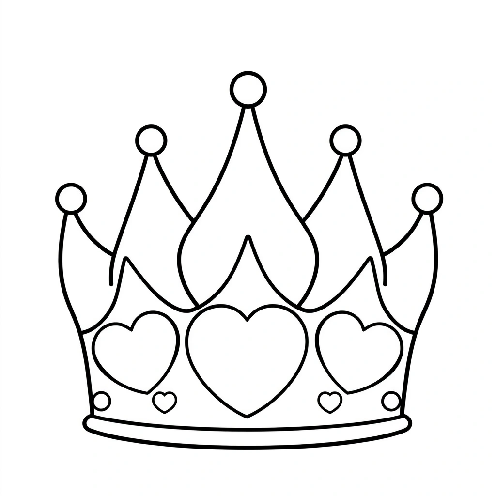 Wzór korony do kolorowania - Kolorowanki - Trzech Króli