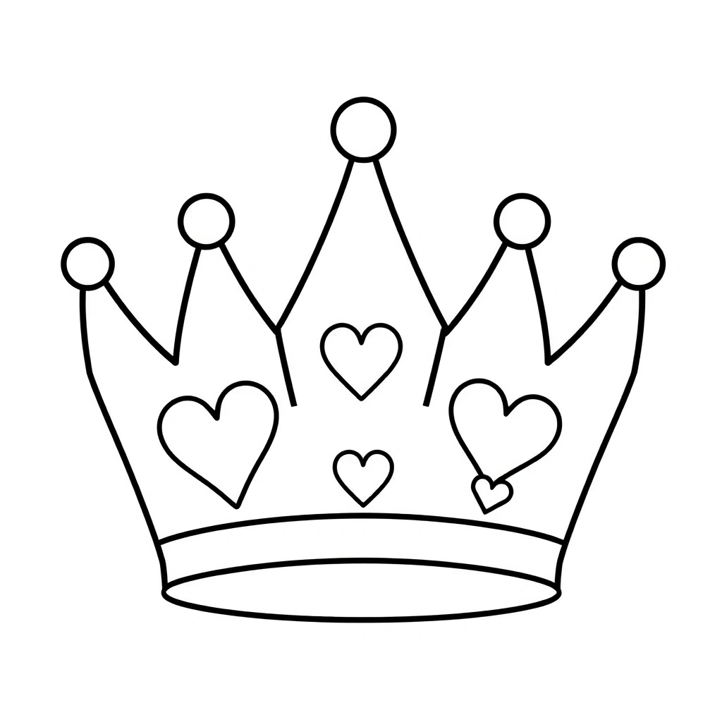 Wzór korony do kolorowania - Kolorowanki - Trzech Króli