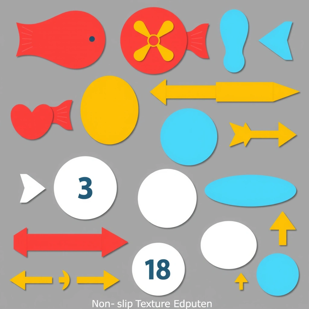 Szablony markerów podłogowych i strzałek trasy - Szablony - Dzień Łodzi Podwodnej