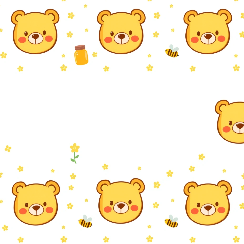 Baner / nagłówek dekoracyjny do sali - Materiały - Dzień Kubusia Puchatka