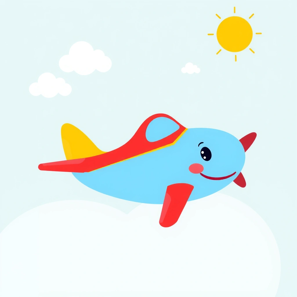 Plakat powitalny — Duży samolot - Materiały - Dzień Lotnictwa