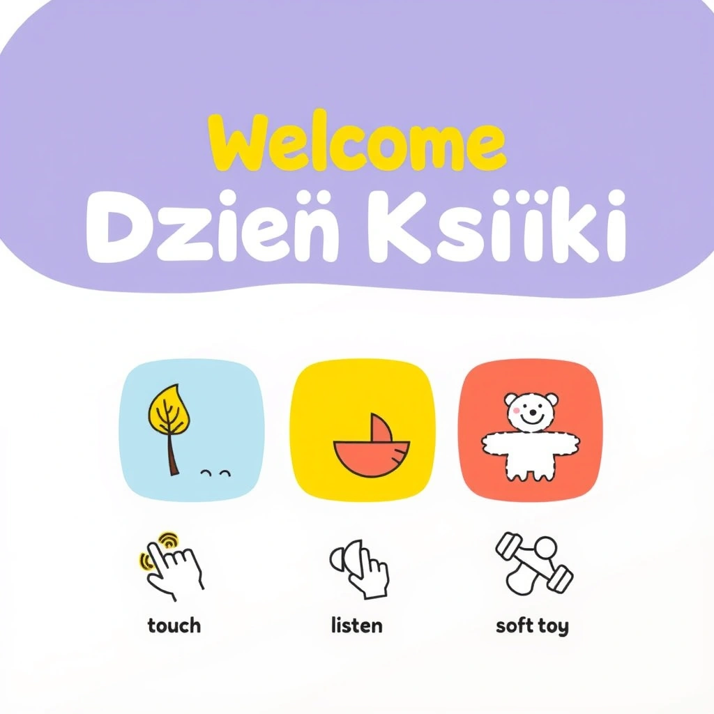 Plakat powitalny — Dzień Książki - Materiały - Dzień Książki