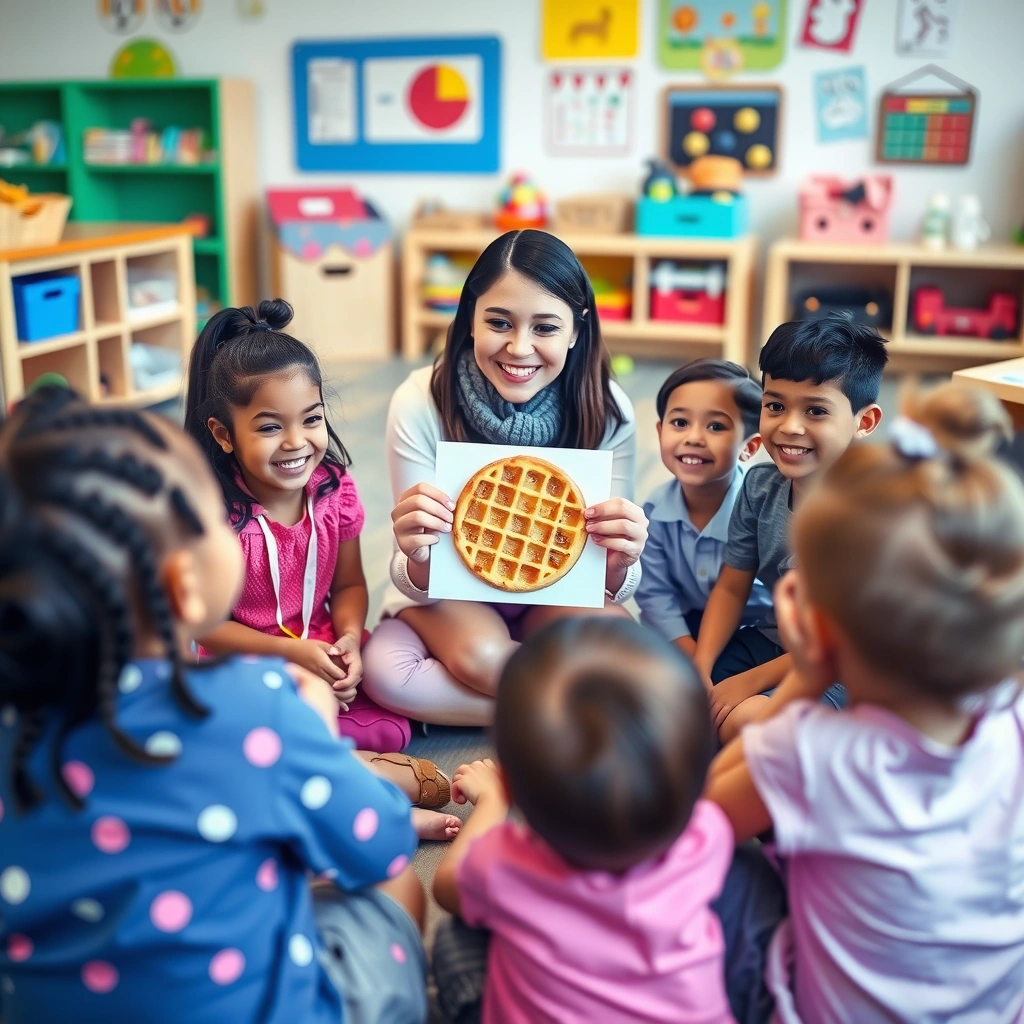 Powitanie w kole — zajęcia sensoryczne - Materiały - Dzień Gofra