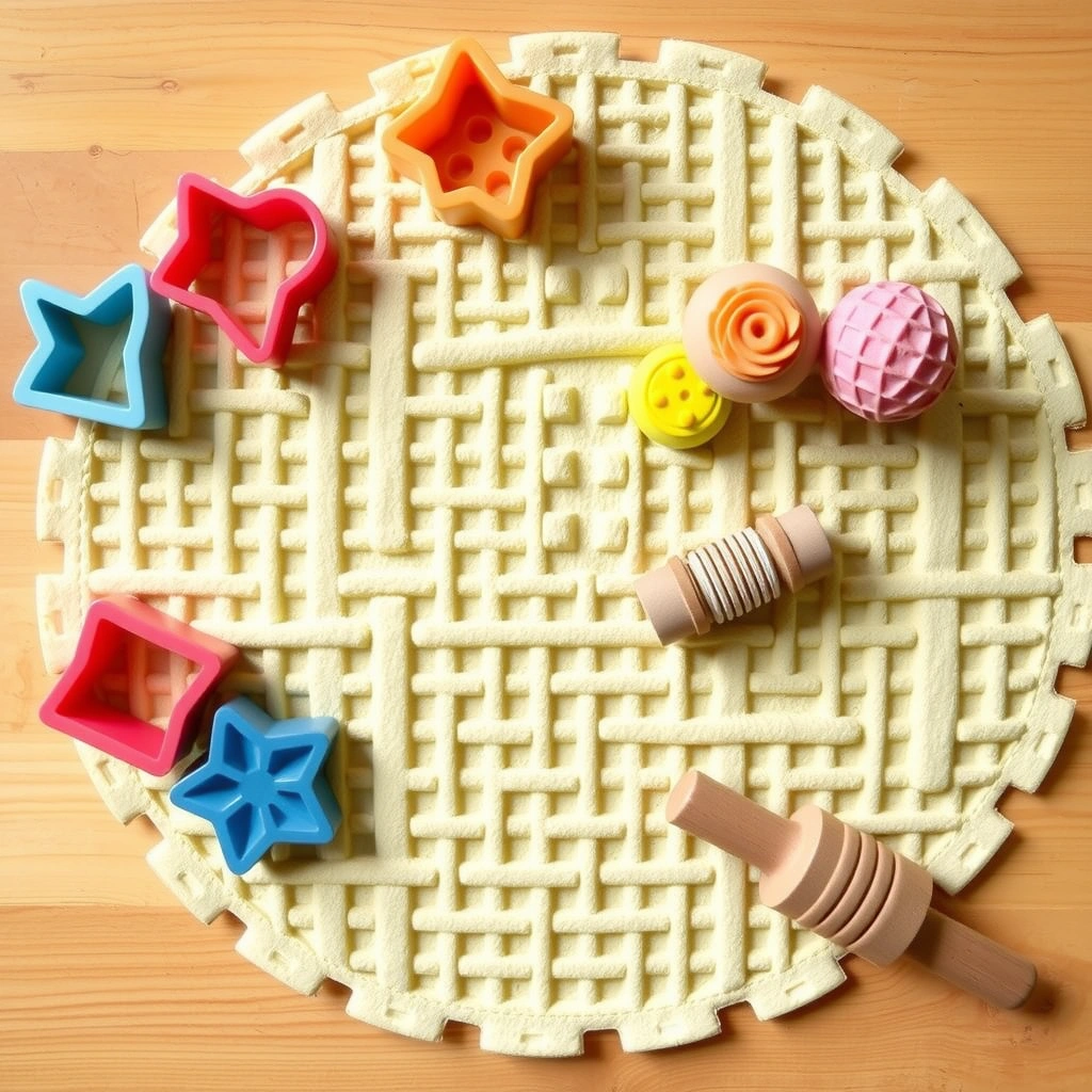 Stacja dotyku — mata i masa plastyczna - Materiały - Dzień Gofra