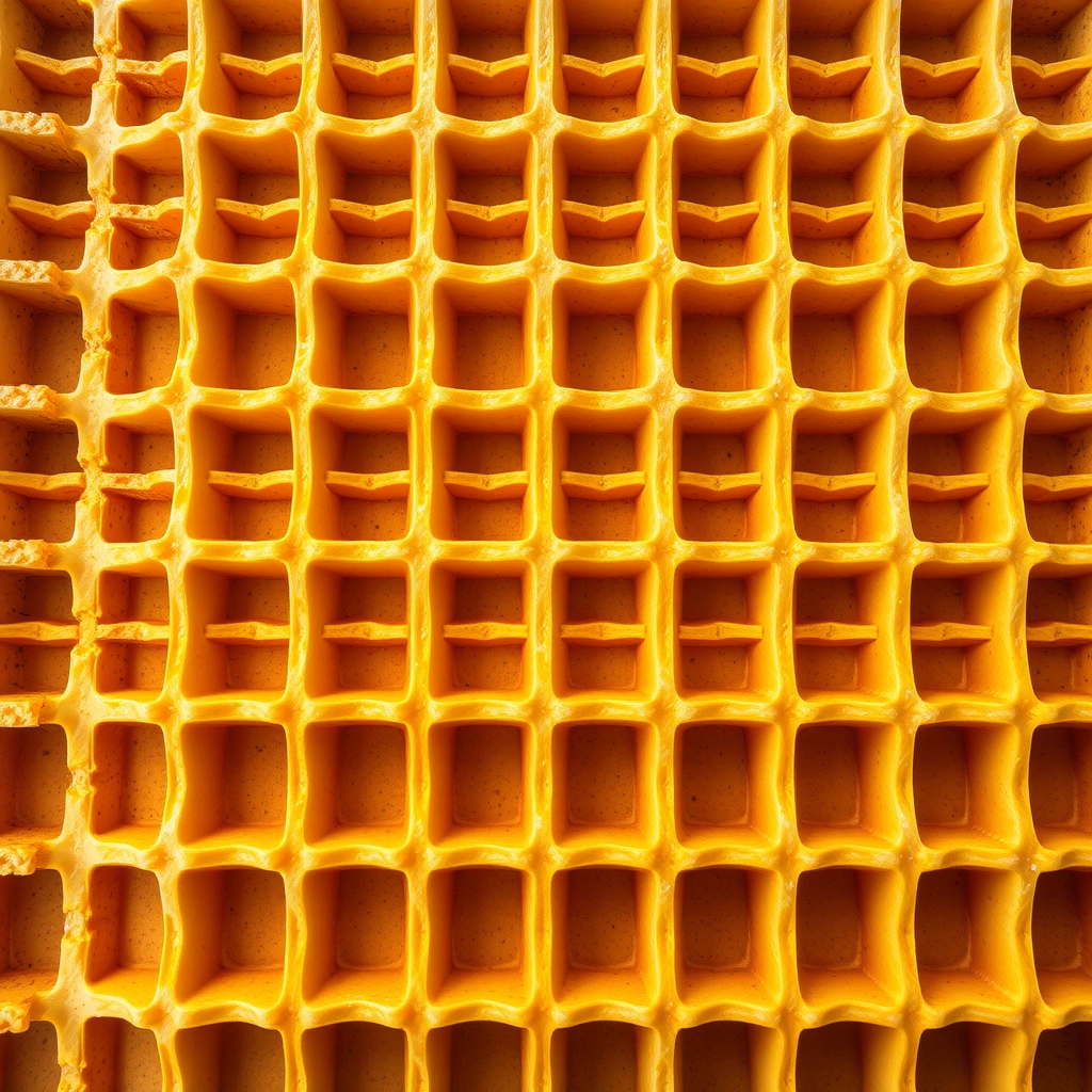 Zbliżenie faktury wafla (wzór) - Szablony - Dzień Gofra