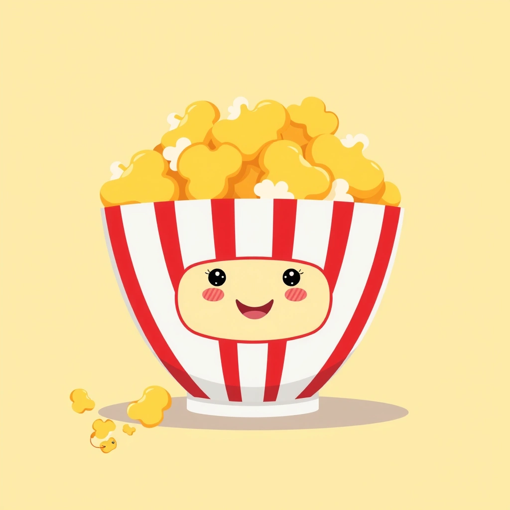 Duża ilustracja / pop-up: Popcorn - Materiały - Dzień Popcornu