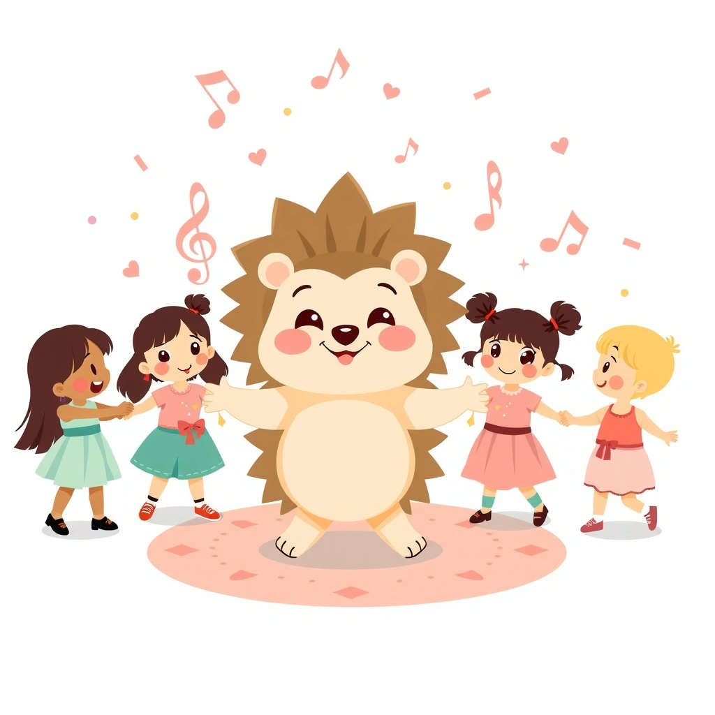 Okładka zajęć — Tańczące Jeżyki - Materiały - Dzień Jeża