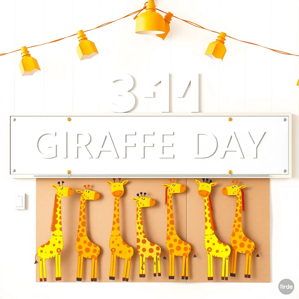 Baner wystawy: Dzień Żyrafy - Materiały - Dzień Żyrafy