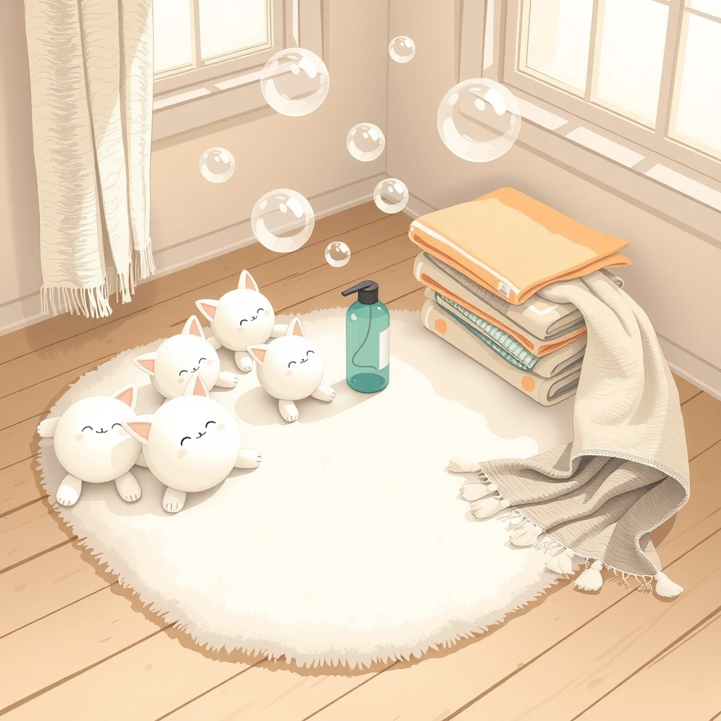 Cichy kącik sensoryczny — ilustracja sceny - Materiały - Dzień Kota