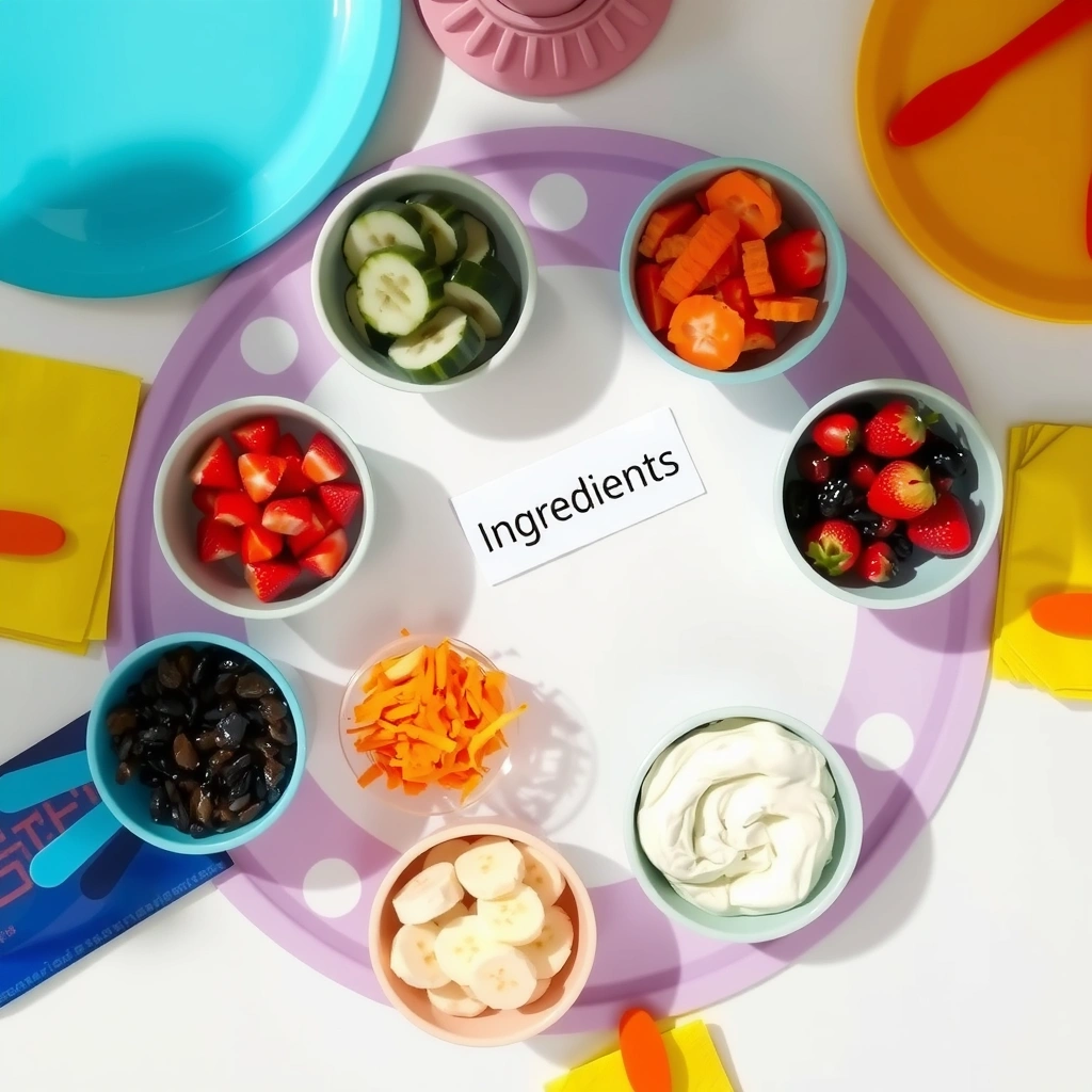 Rozłożone składniki na stanowisku - Materiały - Dzień Mężczyzn