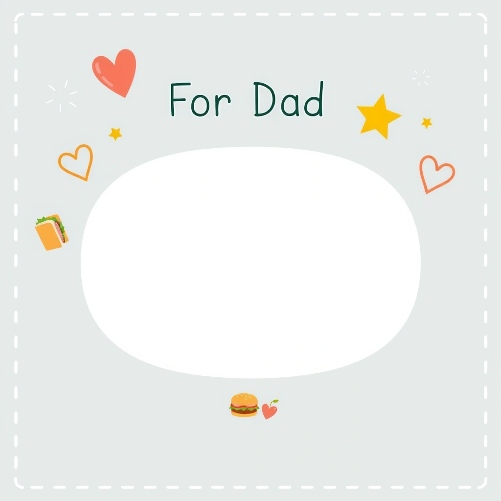 Szablon kartki 'Dla Taty/Dziadka' - Szablony - Dzień Mężczyzn