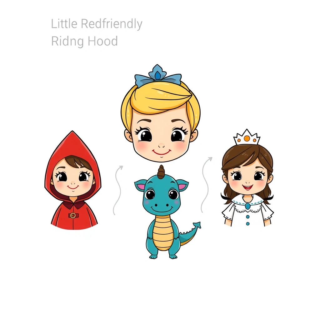 Portrety postaci z bajek - Materiały - Dzień Postaci z Bajek