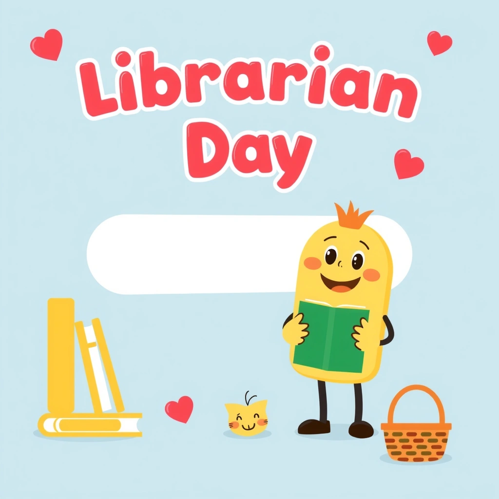 Baner powitalny — Dzień Bibliotekarza - Materiały - Dzień Bibliotekarza i Bibliotek