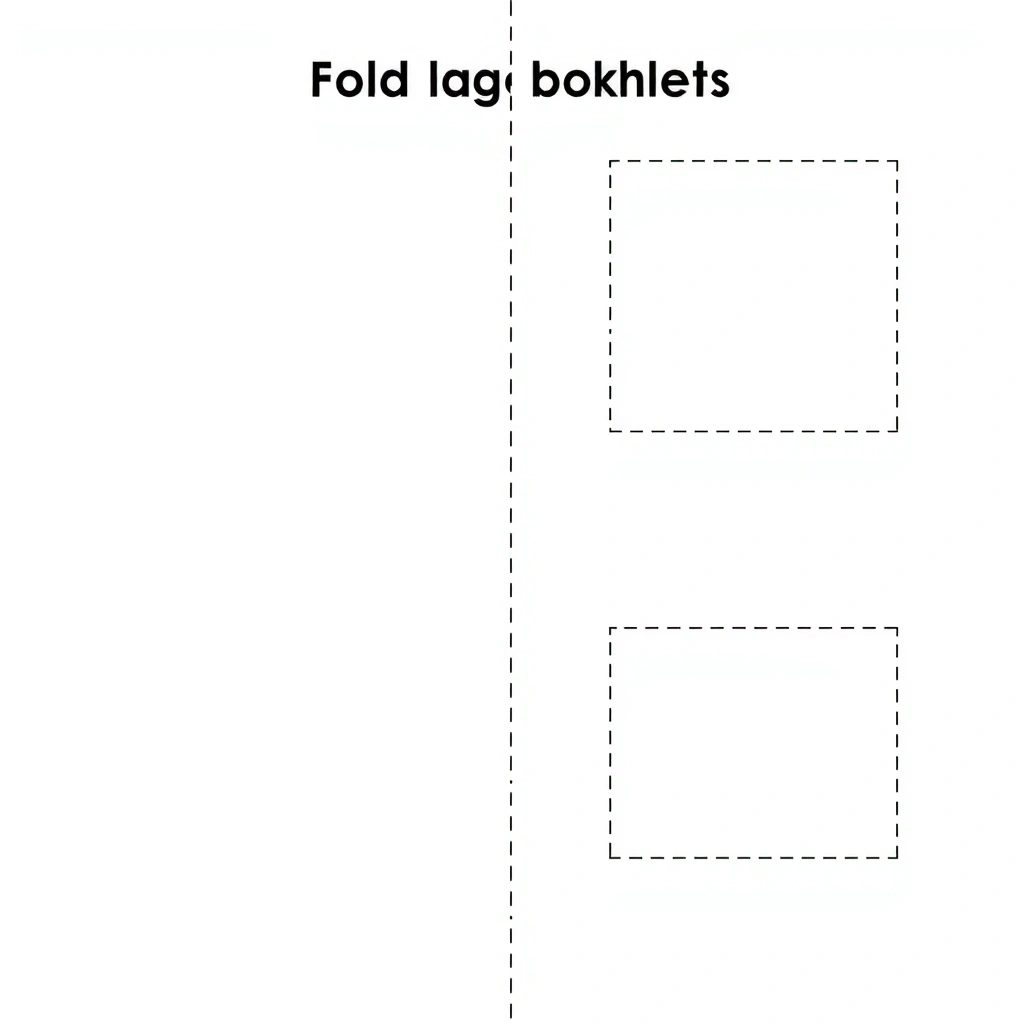 Szablon mini-książeczki A4 składanej na pół - Szablony - Dzień Bibliotekarza i Bibliotek