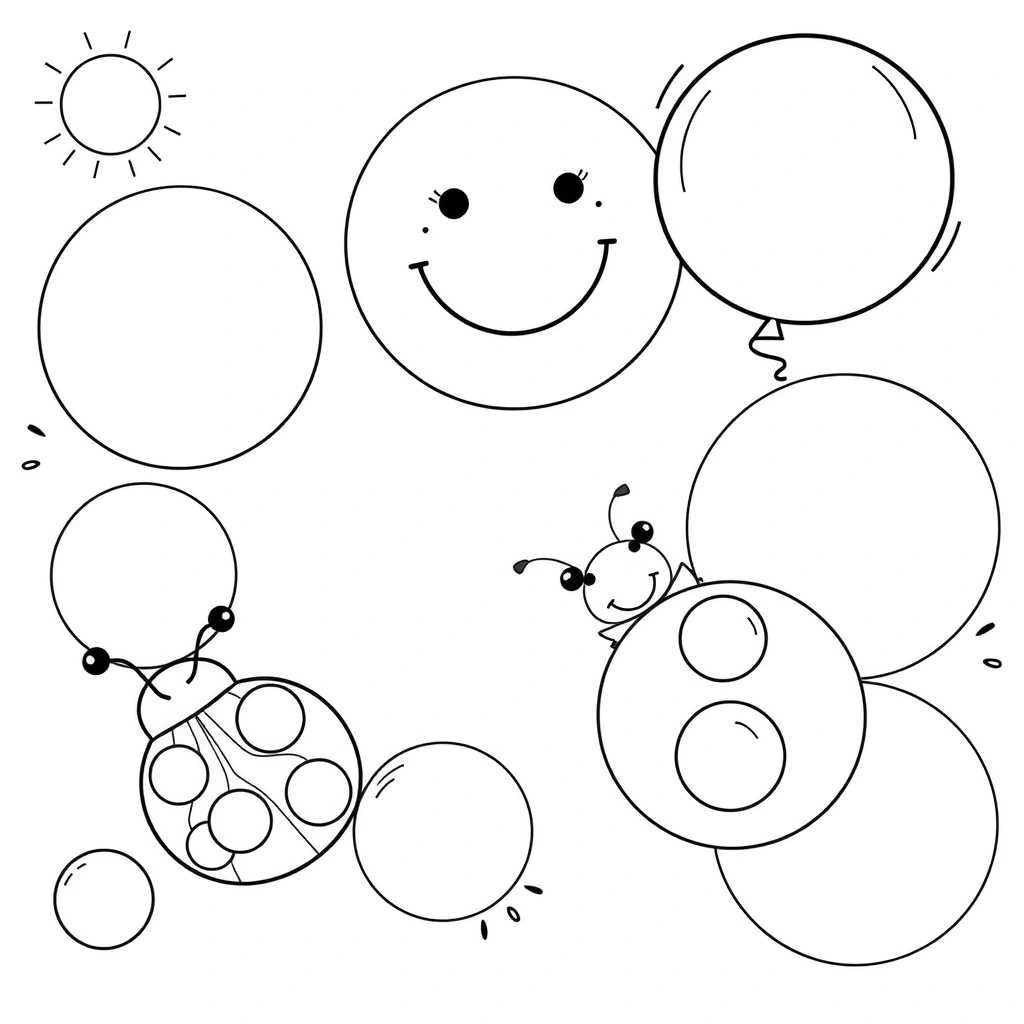 Kolorowanka: Kropki do kolorowania - Kolorowanki - Dzień Kropki
