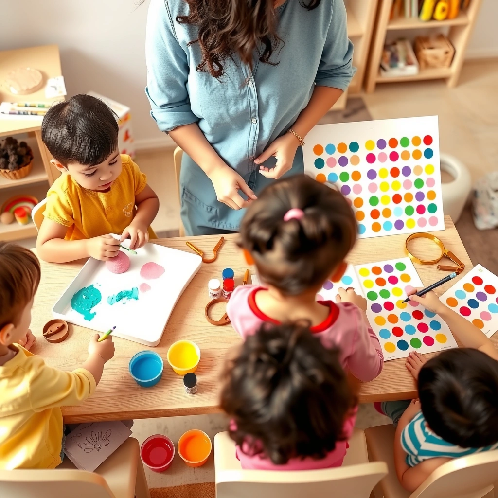 Stacja stemplowania i stacja naklejek - Materiały - Dzień Kropki