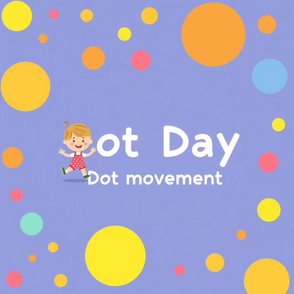 Plakat: Dzień Kropki — Kropkowy Ruch - Materiały - Dzień Kropki