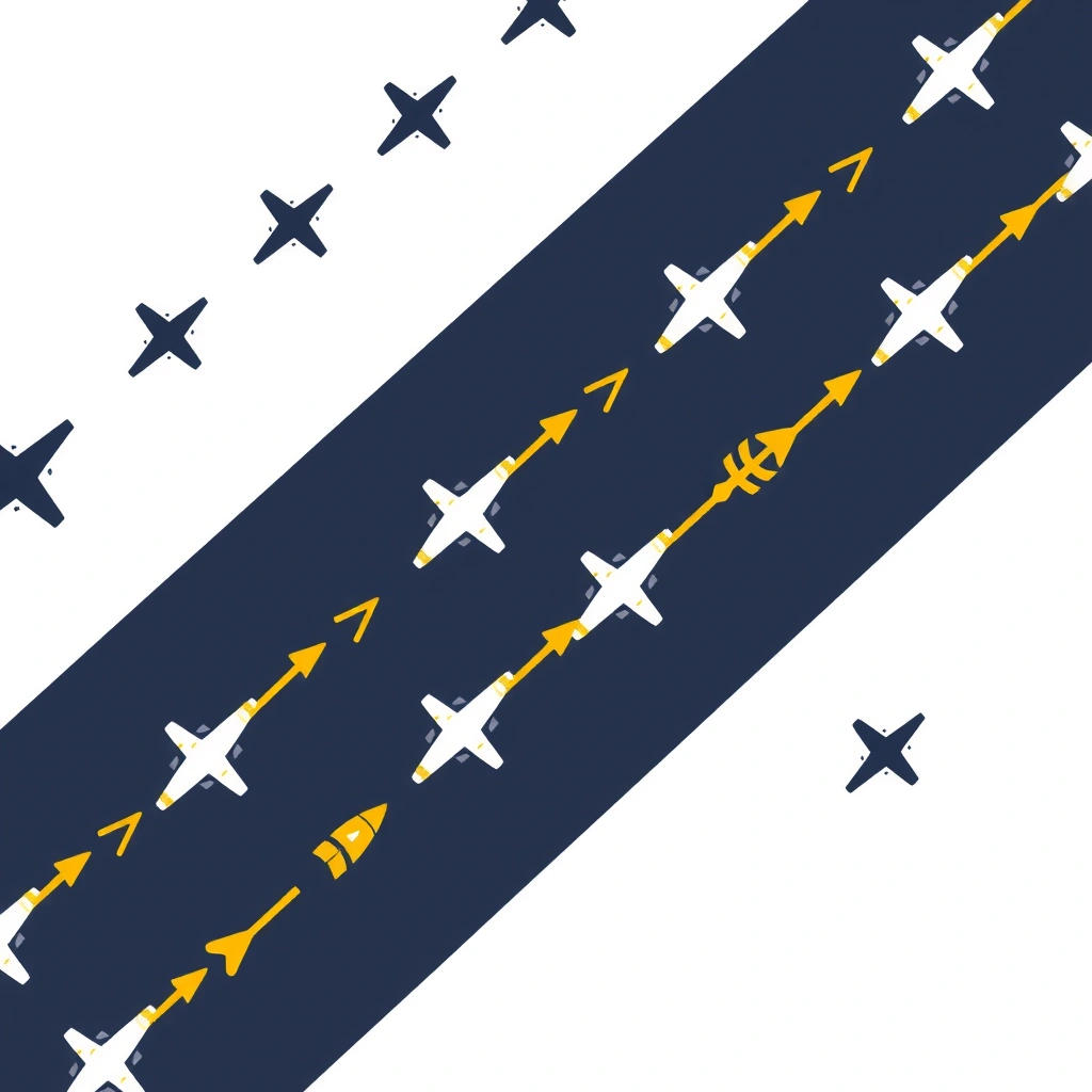 Linia równowagi — wzór na taśmę - Szablony - Dzień Lotnictwa