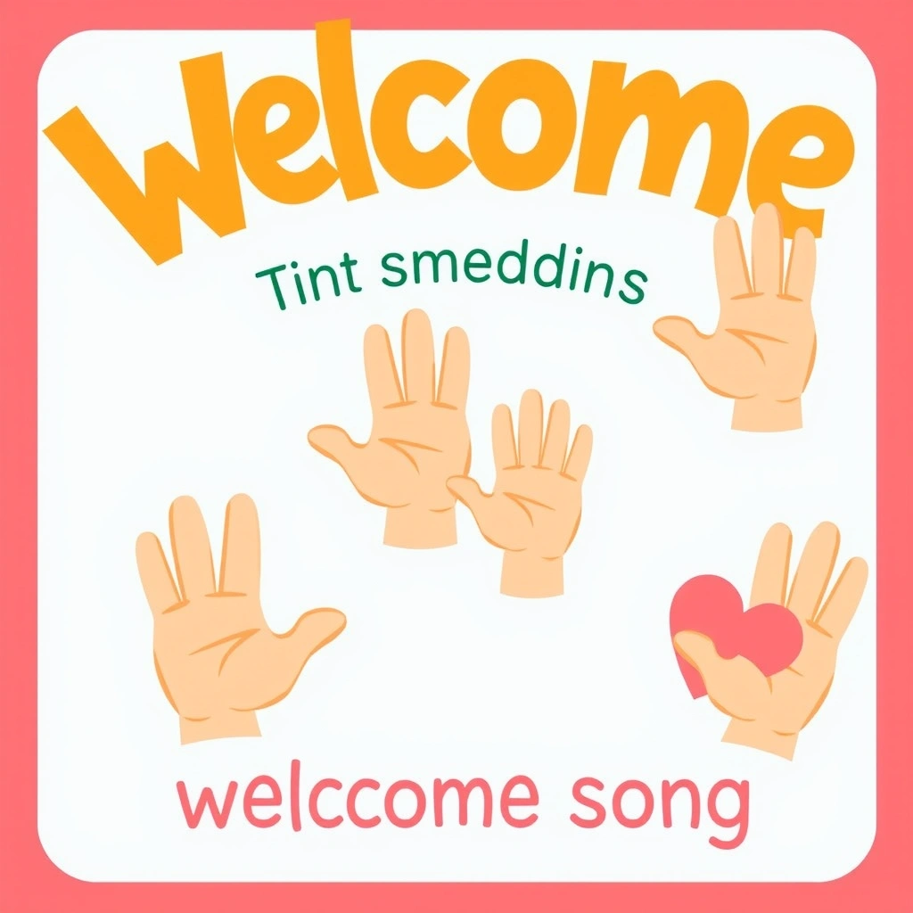 Baner powitalny i piosenka z gestami - Materiały - Dzień Emotikony