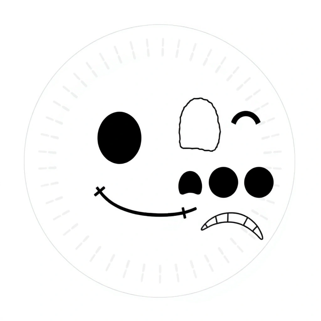 Szablony talerzyków emotikonowych - Szablony - Dzień Emotikony