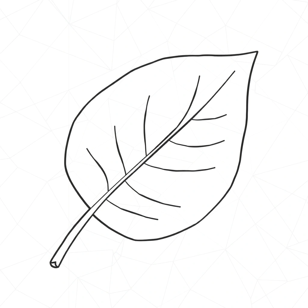 Szablon: Papierowy liść do wycięcia - Szablony - Dzień Drzewa