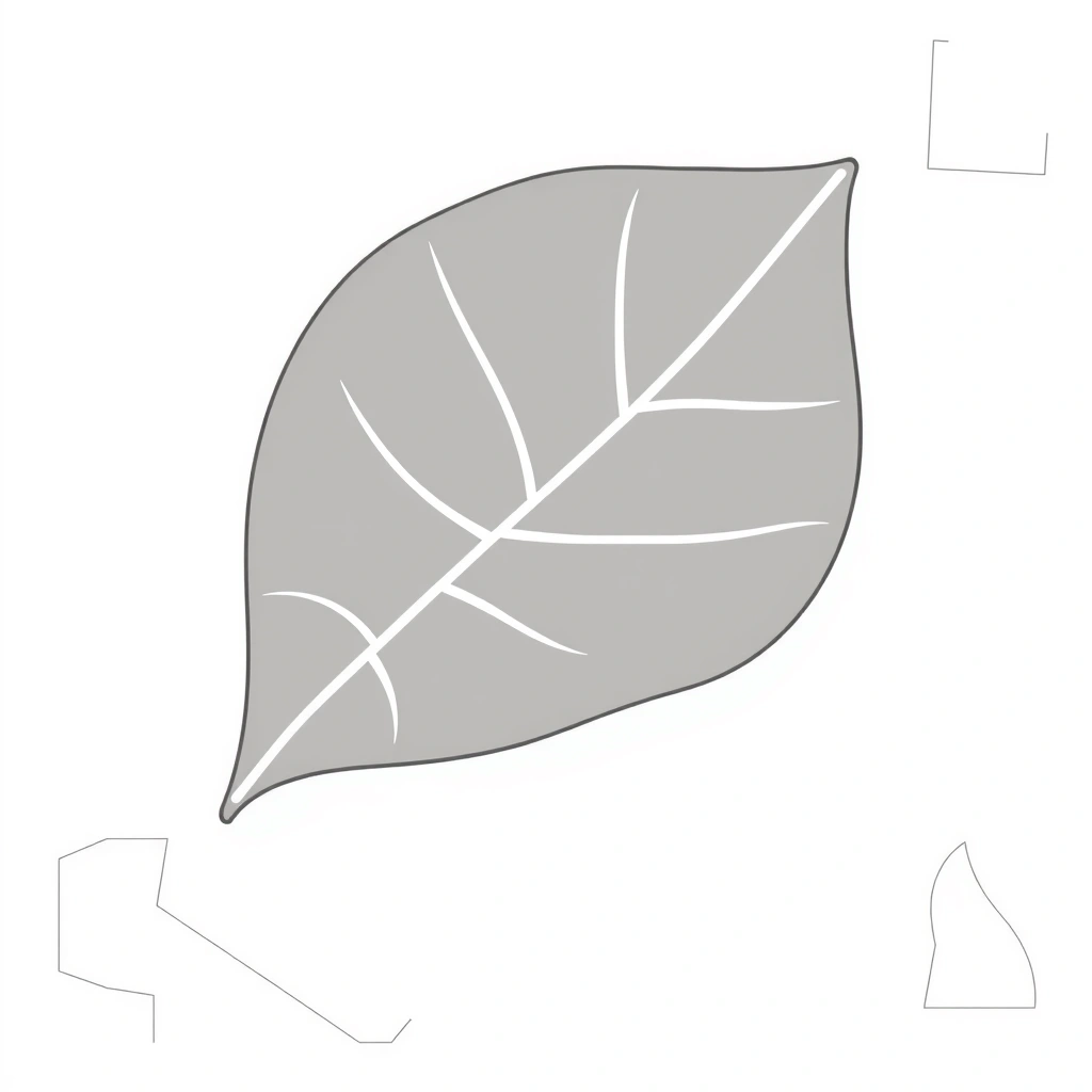 Szablon: Papierowy liść do wycięcia - Szablony - Dzień Drzewa