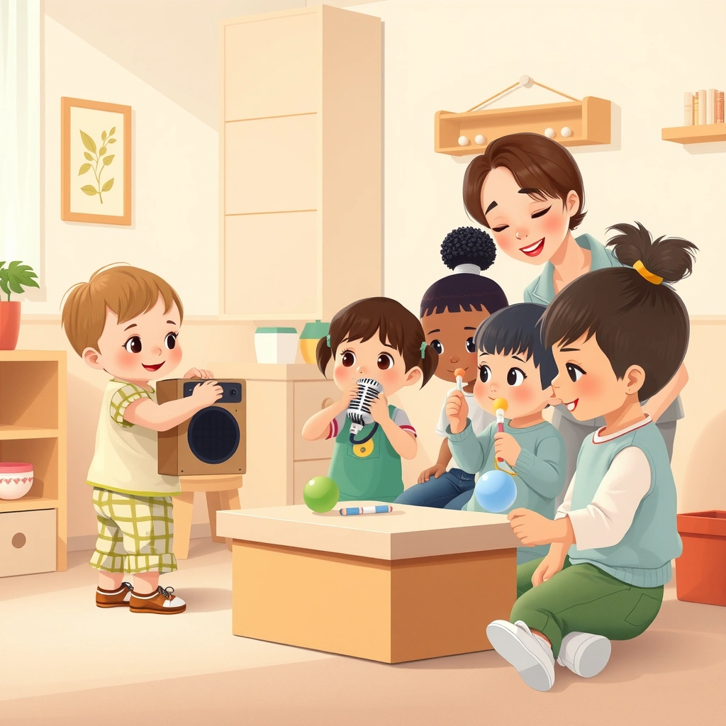 Scena: Małe studio radiowe - Materiały - Dzień Radia (kwiecień)