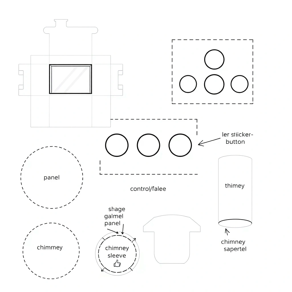 Szablony elementów — Panele i budynki - Szablony - Dzień Energetyka