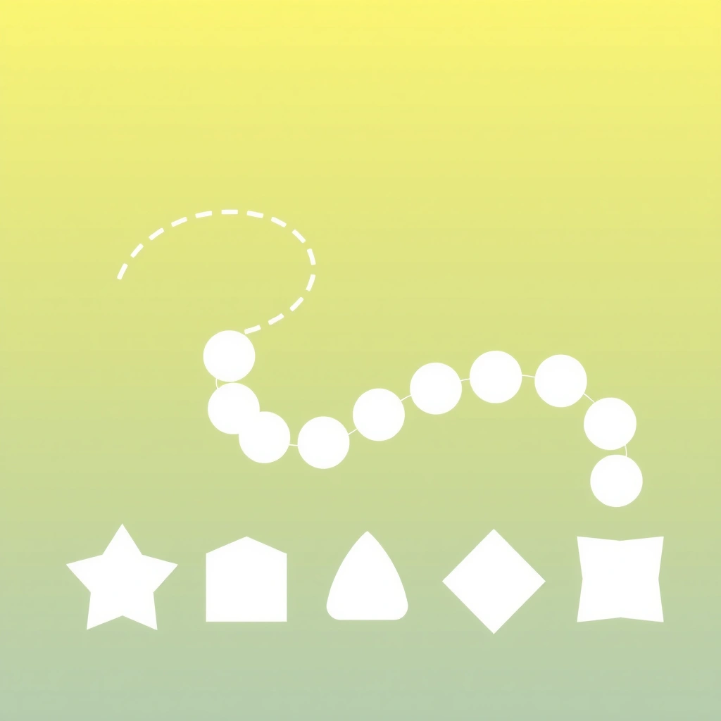 Szablon koralików i sznurka do druku - Szablony - Dzień Przyjaciela