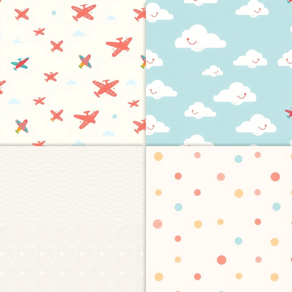 Wzory chust — apaszki do tańca - Szablony - Dzień Lotnictwa