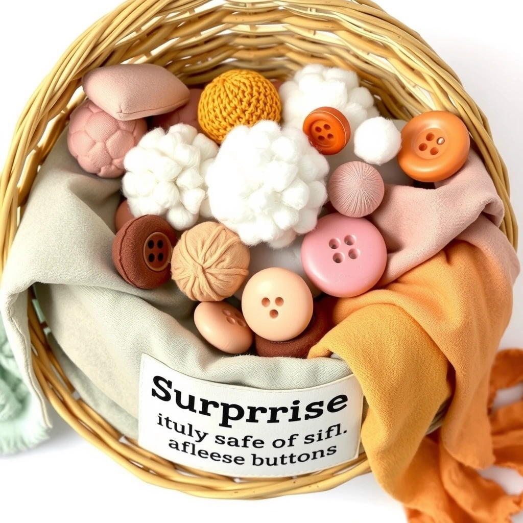 Ilustracja: Kosz niespodzianek (zabawa sensoryczna) - Materiały - Dzień Futbolu