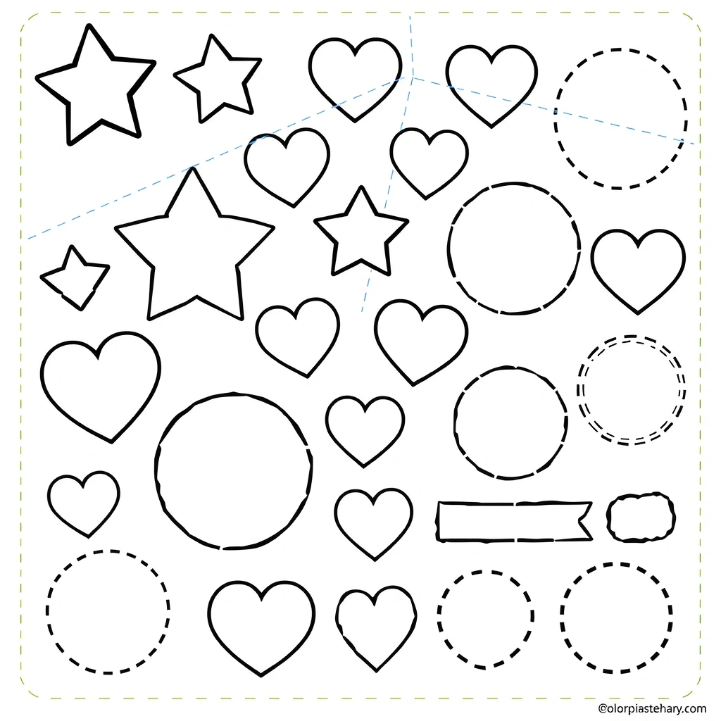 Szablony do ozdabiania (naklejki i wzory) - Szablony - Dzień Tańca