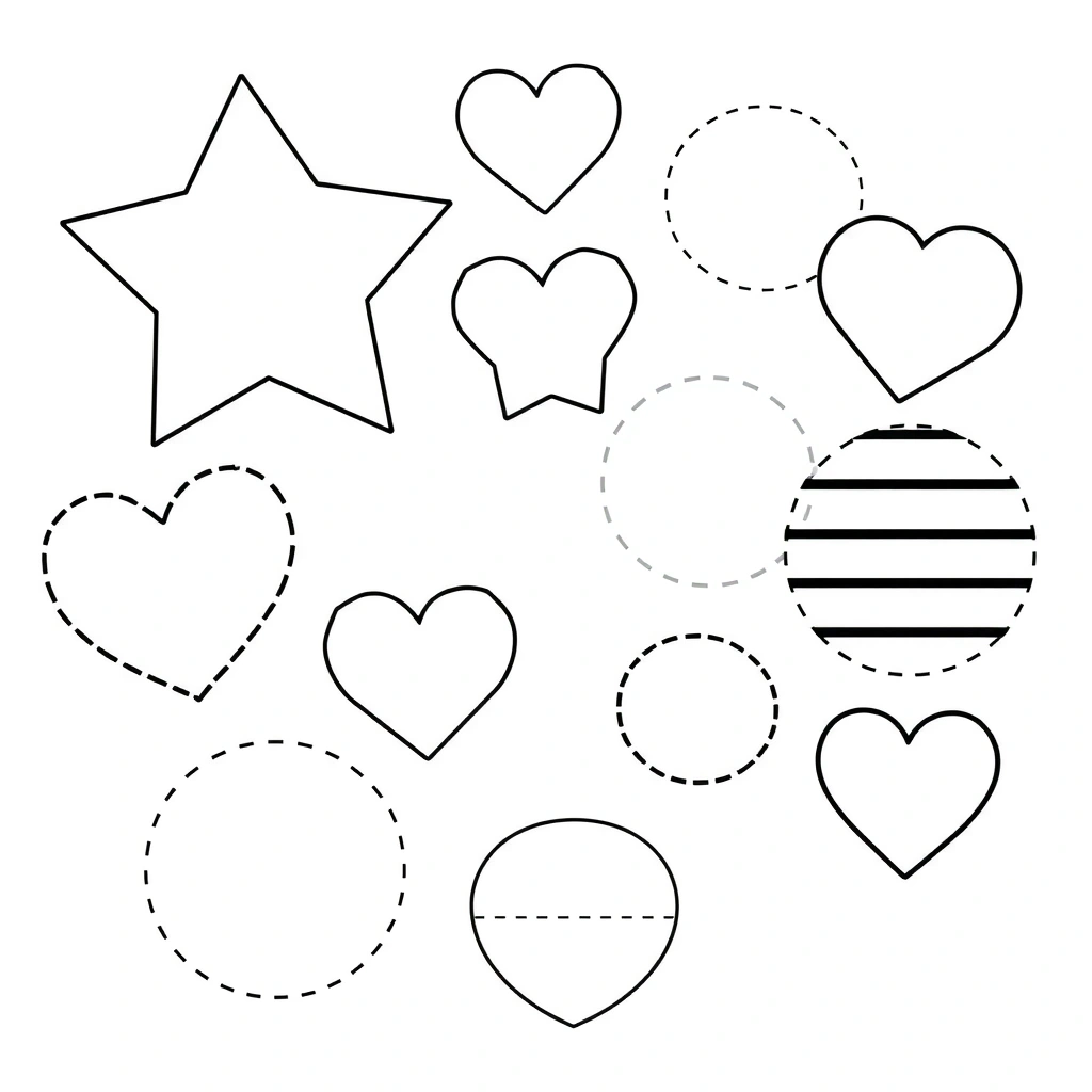 Szablony do ozdabiania (naklejki i wzory) - Szablony - Dzień Tańca