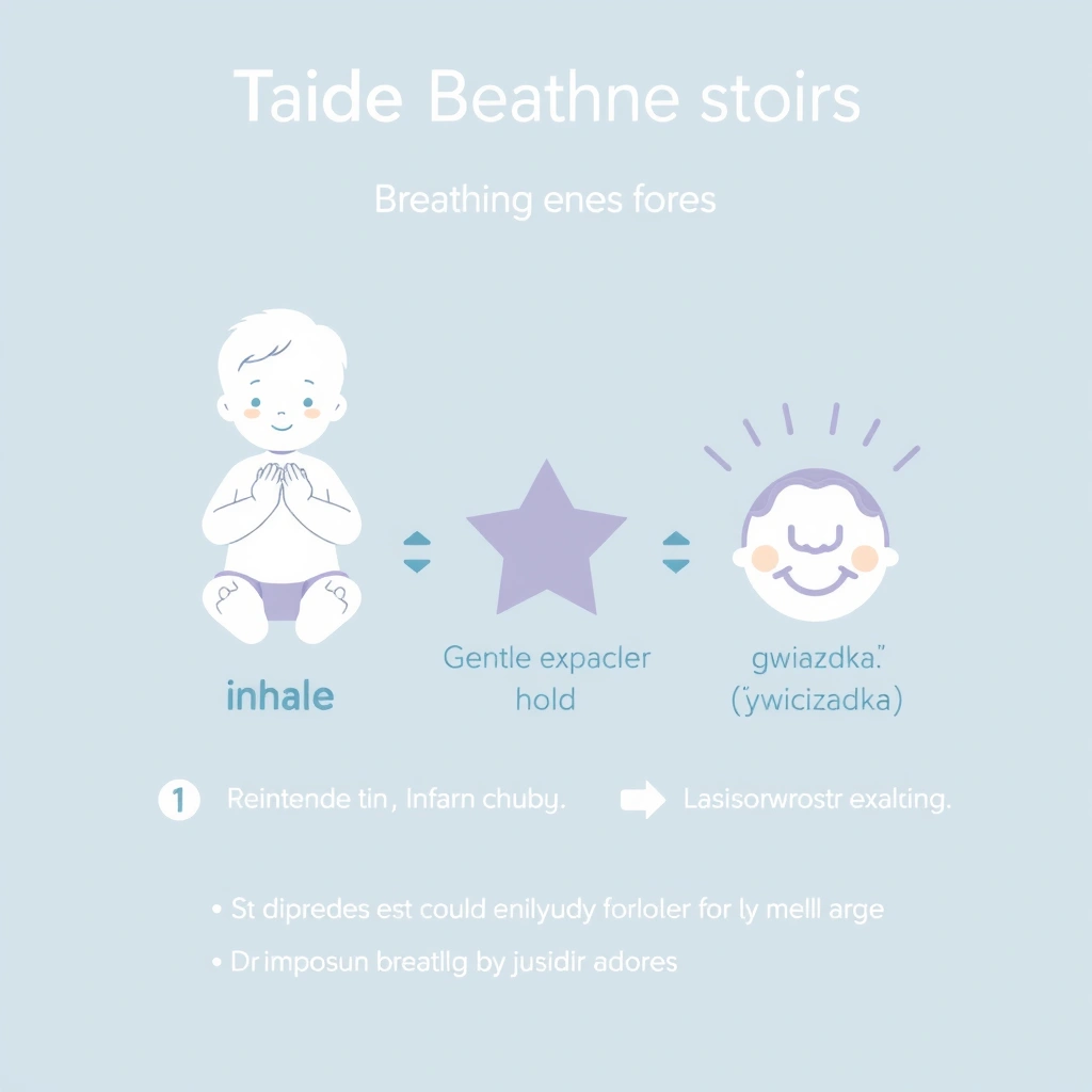Karta uspokojenia - oddech 'gwiazdka' - Szablony - Boże Narodzenie