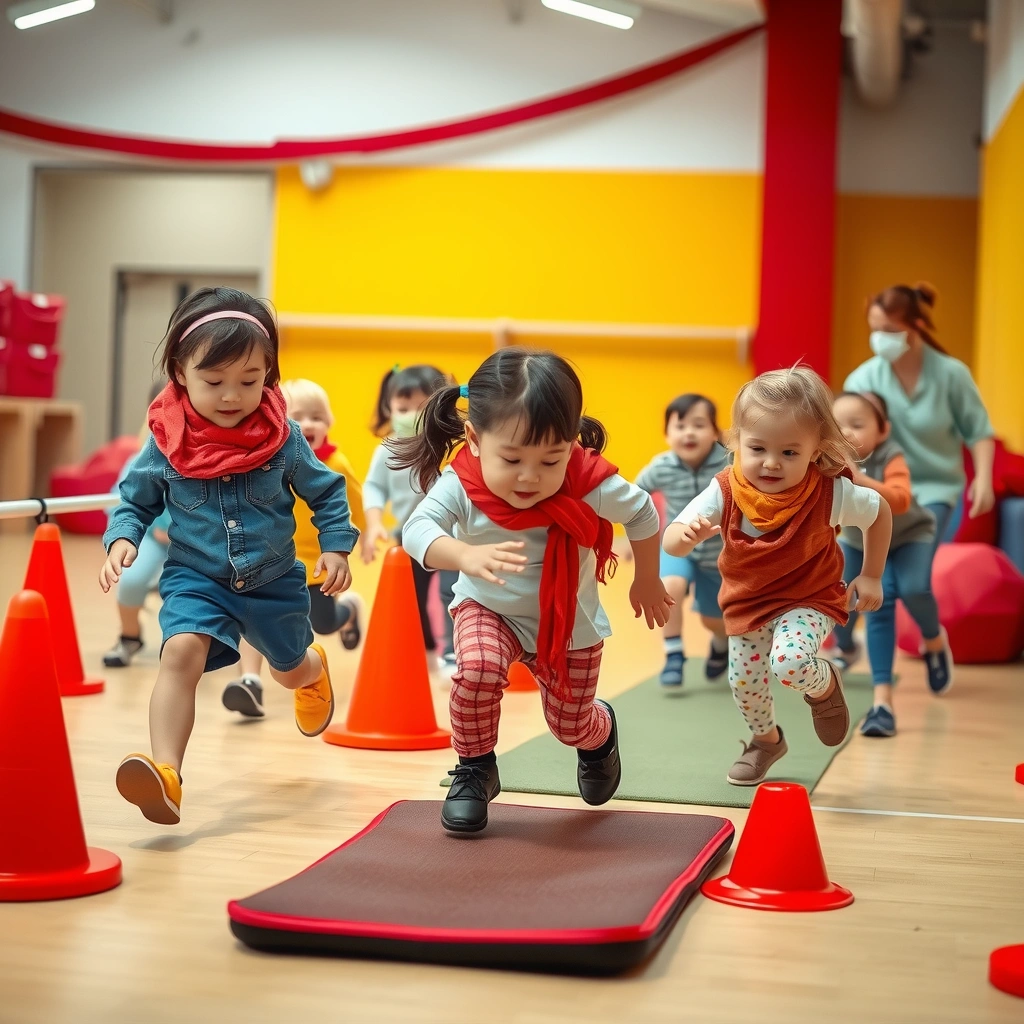 Dzieci na torze przeszkód - zdjęcie akcji - Materiały - Dzień Czerwonej Papryki
