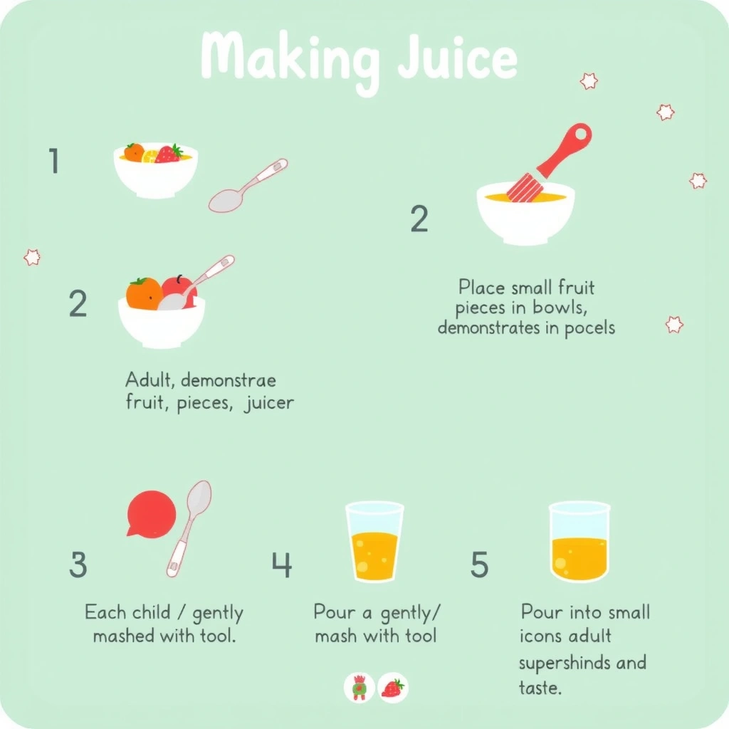 Instrukcja stanowiska: Robimy sok (krok po kroku) - Szablony - Dzień Soku