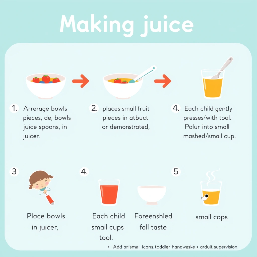 Instrukcja stanowiska: Robimy sok (krok po kroku) - Szablony - Dzień Soku