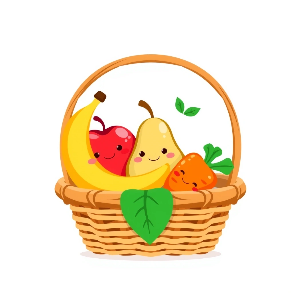 Koszyk z miękkimi owocami - Materiały - Dzień Soku
